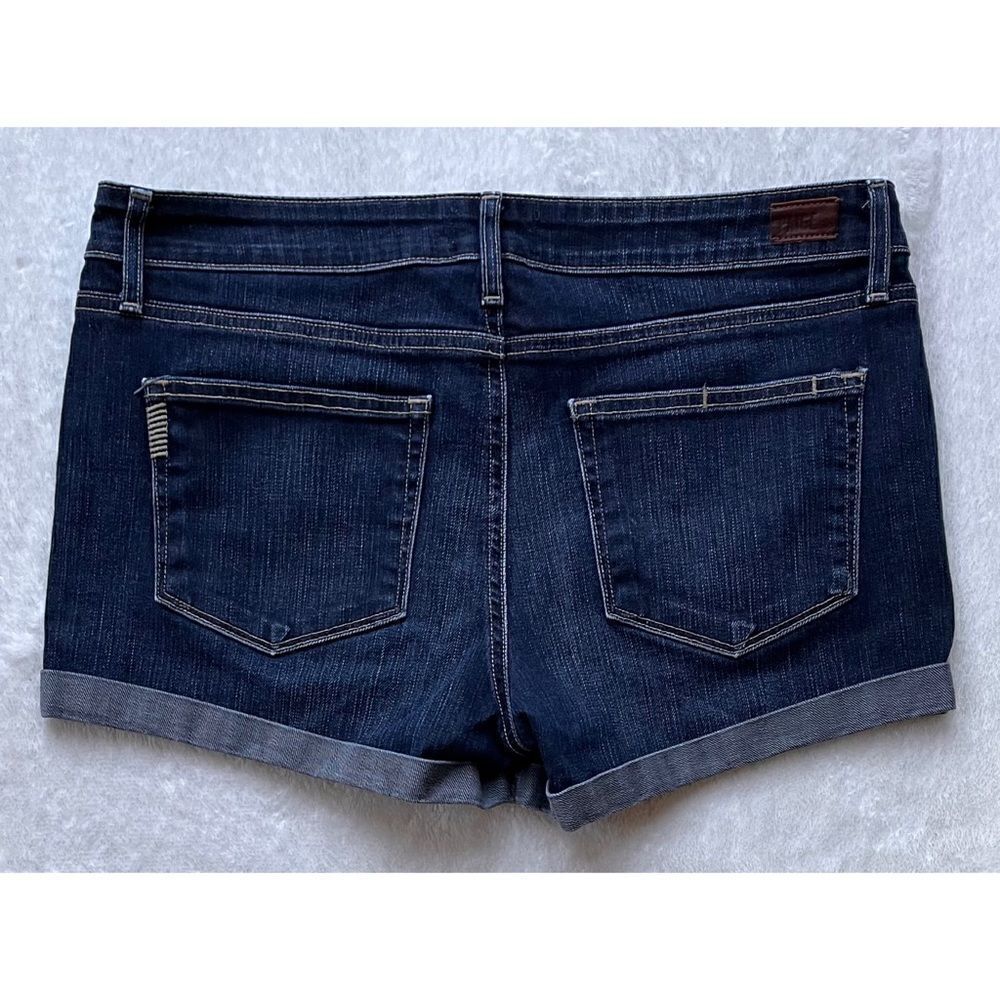 PAIGE Jimmy Jimmy Short Mid Rise Cuffed Denim Shorts in Remington Wash, Size 30 - Picture 15 of 16